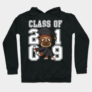 Class of 2019 Graduation Sloth Flossing Floss Like A Boss Hoodie